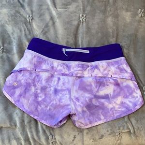 LULULEMON purple shorts